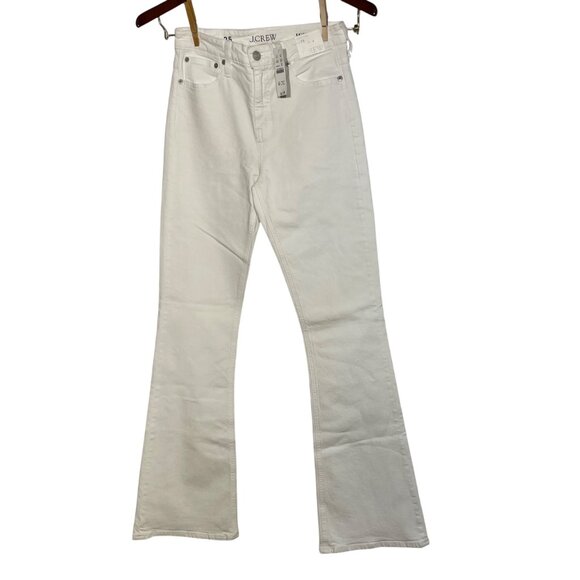 J. Crew Skinny Flare Jeans White Sz 25  BO801 - Picture 4 of 12